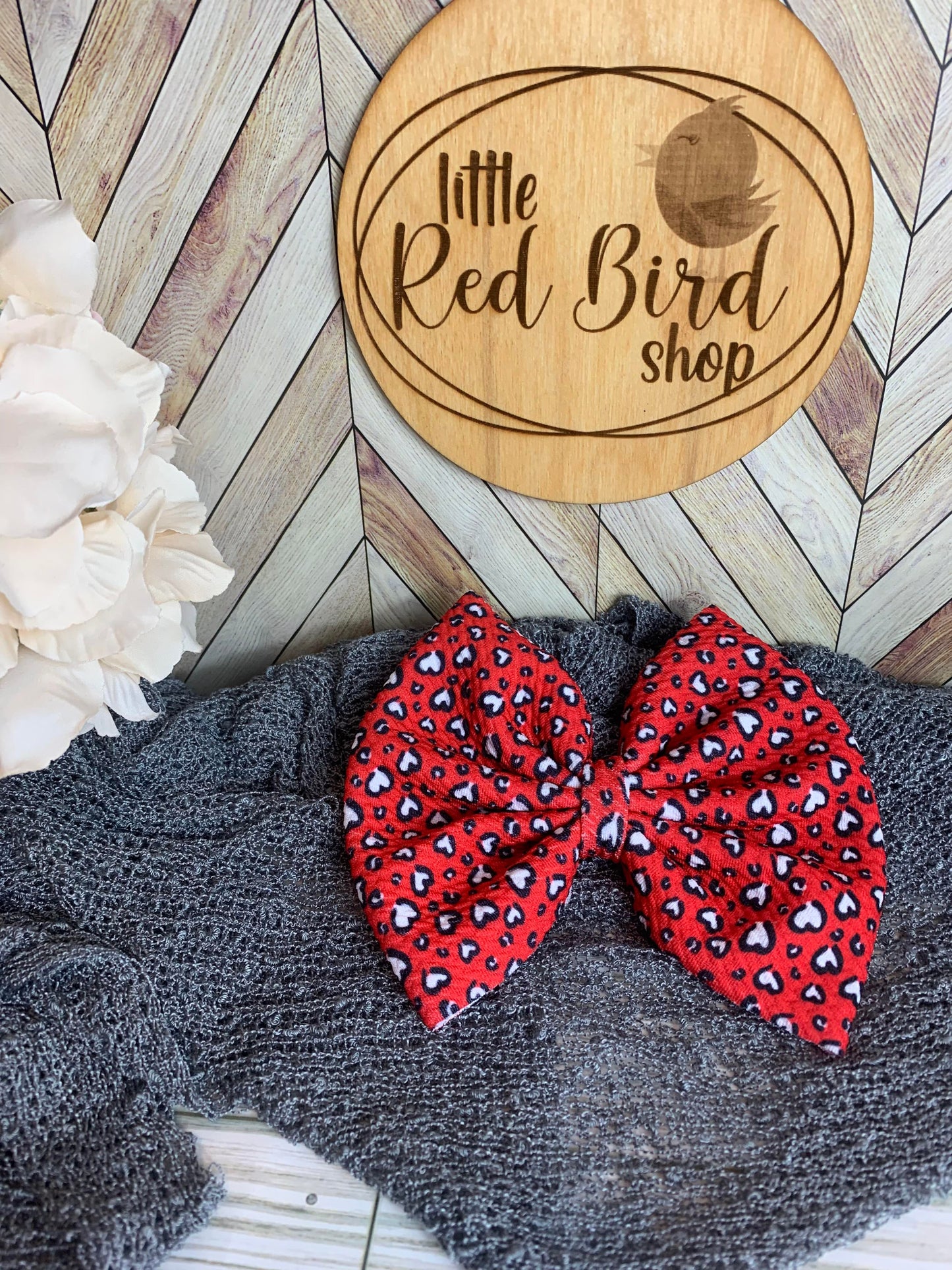 Red Cheetah Hearts
