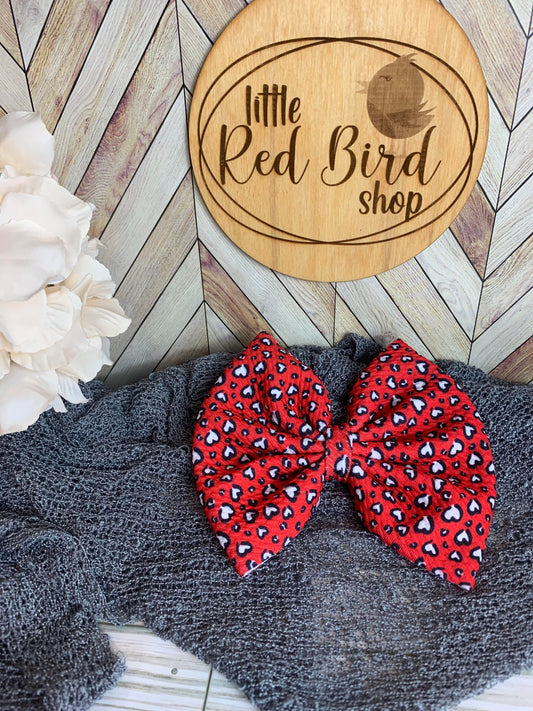 Red Cheetah Hearts
