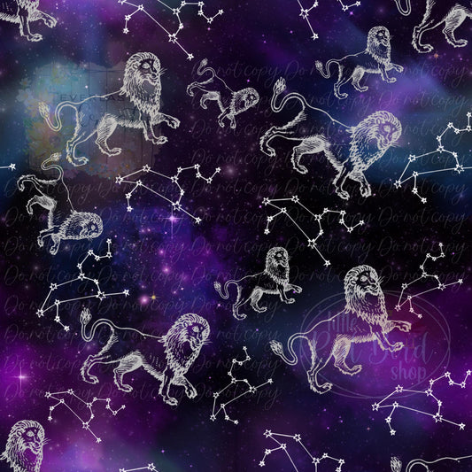 ***PREORDER*** Galaxy Zodiac Sign Bow & Scrunchies