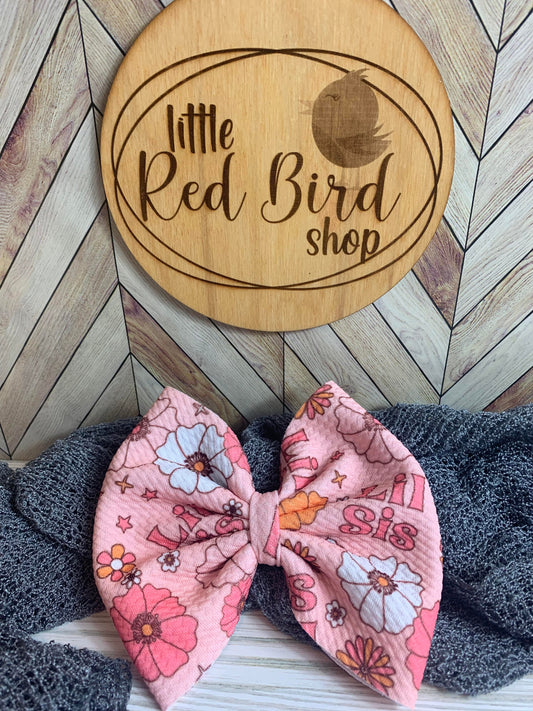 Lil Sis Floral - Pink